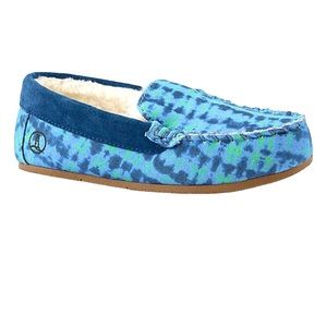 Lands end boys slipper sz 1 faux fur interior never worn